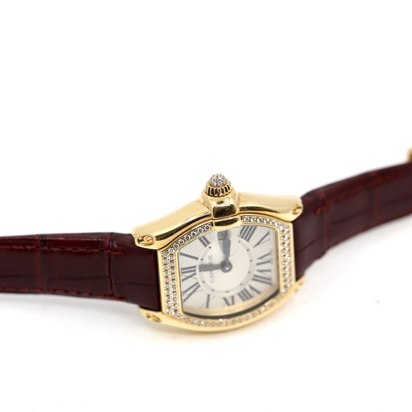 Cartier Roadster 18k Gold & Diamonds Watch - Picture 8 of 16